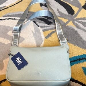 IZOD Women's Chic Light green Crossbody Bag
